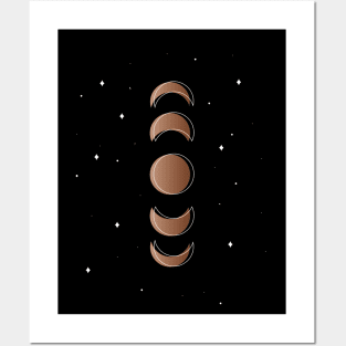 Moon Phases Posters and Art